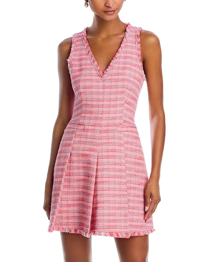 Платье из твида "Матильда" Cinq à Sept, розовый 
Платье из твида "Матильда" Cinq à Sept, розовый