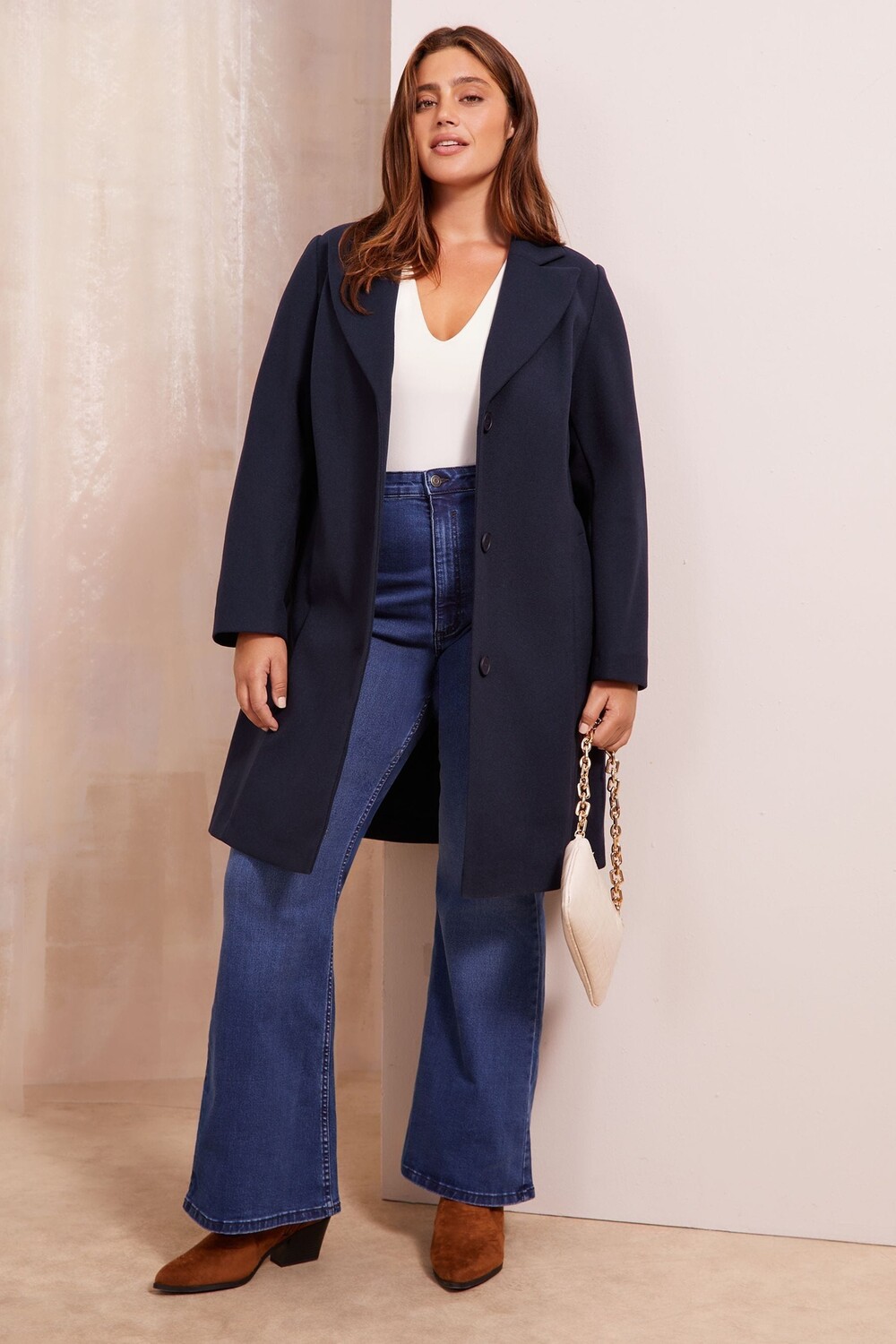 Изящное удлиненное пальто Curve Friends Like These, синий
Изящное удлиненное пальто Curve Friends Like These, синий