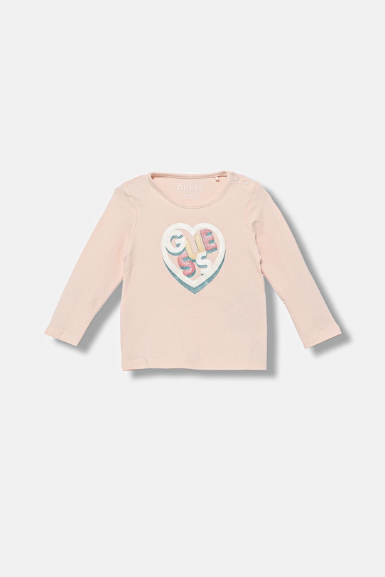 Детская кофточка с длинным рукавом Guess, розовый
Детская кофточка с длинным рукавом Guess, розовый