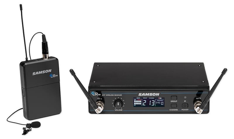 Микрофон петличный Samson Concert 99 Frequency-Agile UHF Wireless Lavalier Mic Presentation System - K Band (470–494 MHz)
Микрофон петличный Samson Concert 99 Frequency-Agile UHF Wireless Lavalier Mic Presentation System - K Band (470–494 MHz)