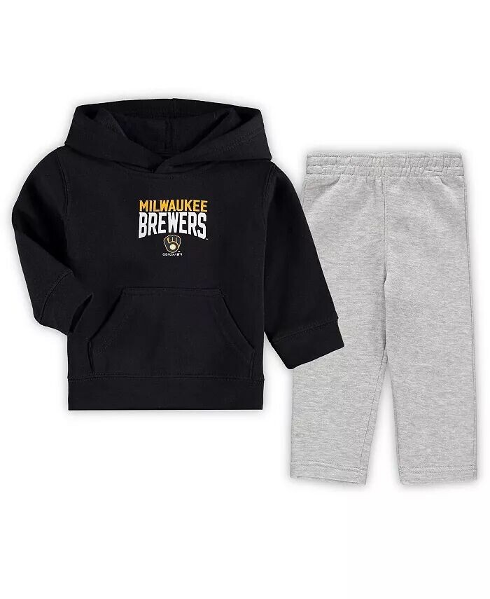 Комплект из флисовой толстовки с капюшоном и брюк Milwaukee Brewers Fan Flare для мальчиков темно-синего, серого цвета с меланжевым отливом Outerstuff
Комплект из флисовой толстовки с капюшоном и брюк Milwaukee Brewers Fan Flare для мальчиков темно-синего, серого цвета с меланжевым отливом Outerstuff