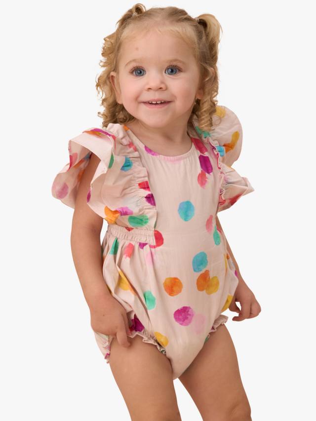 Детский хлопковый комбинезон с радужным пятном Angel & Rocket, разноцветный
Детский хлопковый комбинезон с радужным пятном Angel & Rocket, разноцветный