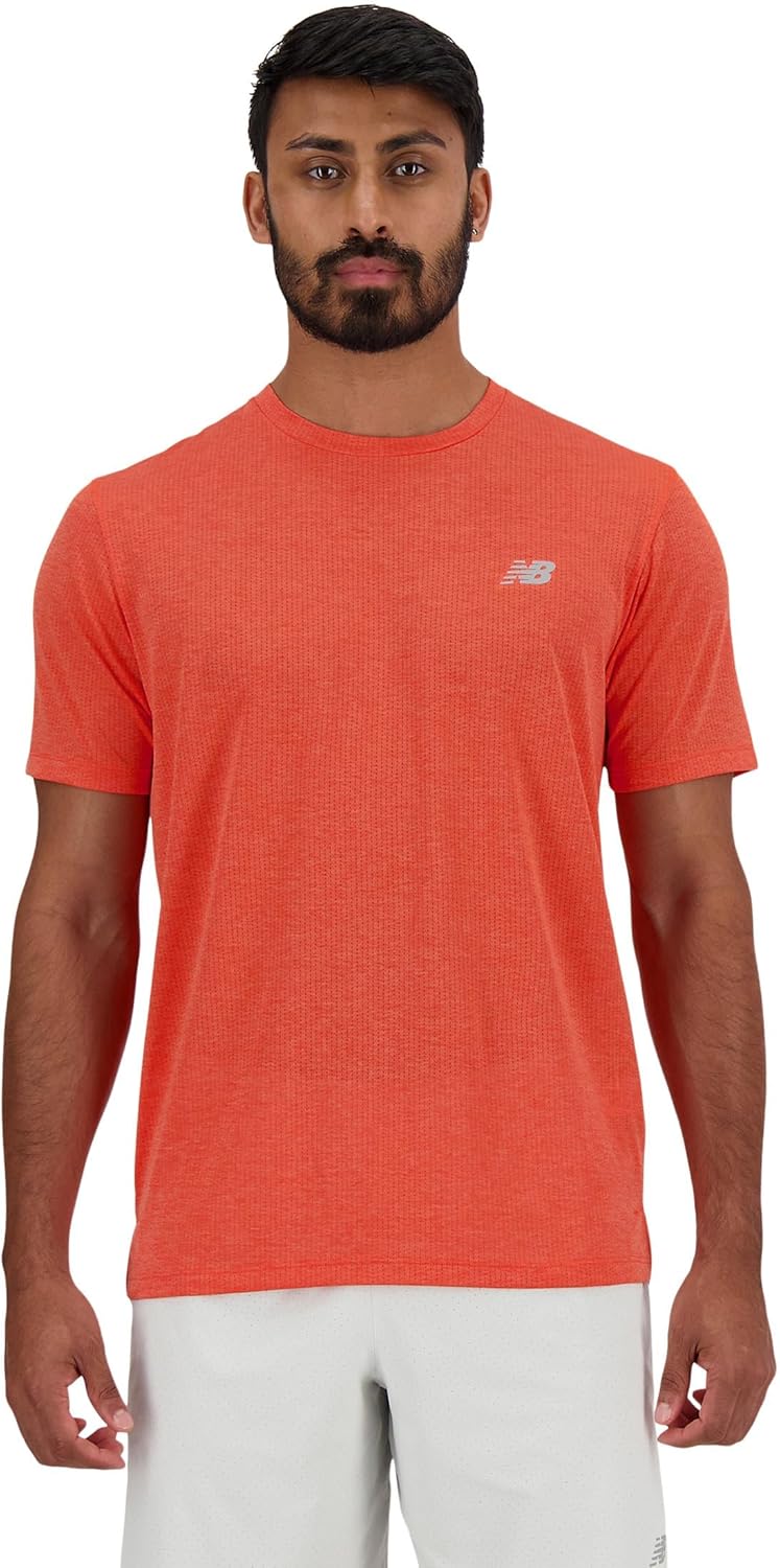 Мужская спортивная футболка New Balance, Neo Flame Heather
Мужская спортивная футболка New Balance, Neo Flame Heather