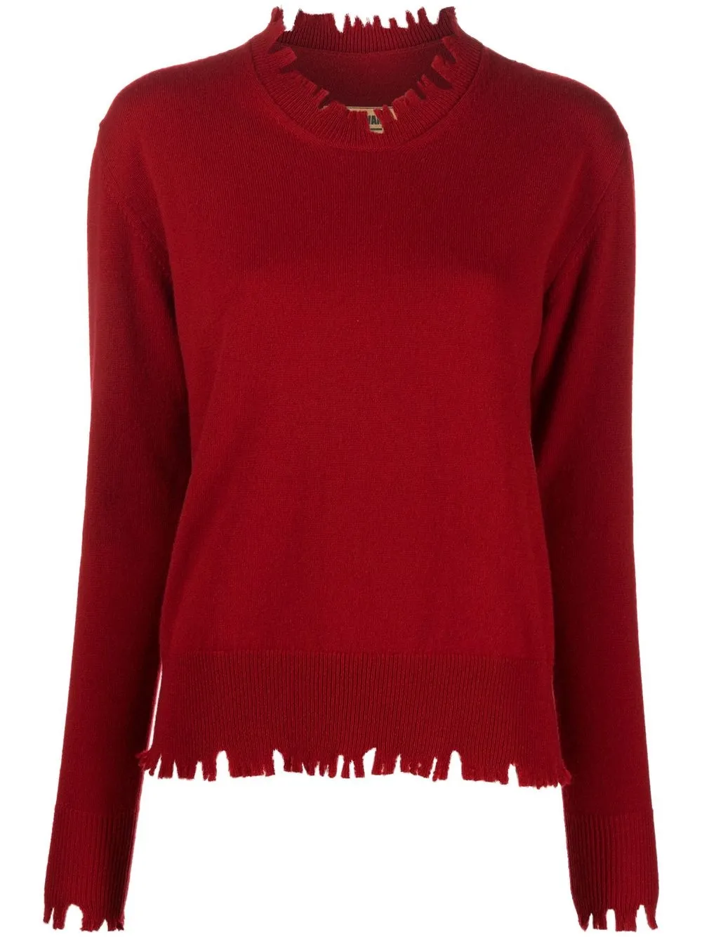 Джемпер с эффектом потертости Uma Wang, красный
Джемпер с эффектом потертости Uma Wang, красный