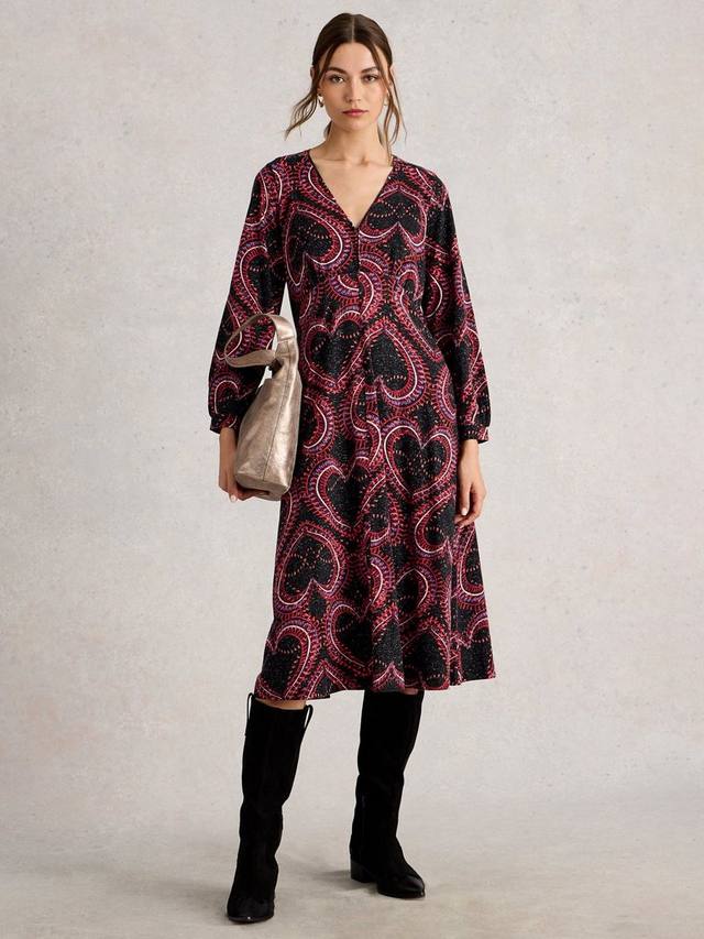 Платье миди из хлопковой смеси с дизайном Sparkled Heart White Stuff
Платье миди из хлопковой смеси с дизайном Sparkled Heart White Stuff