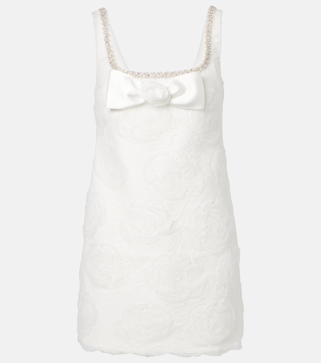 Расшитое цветами тюлевое мини-платье Self-Portrait, белый
Расшитое цветами тюлевое мини-платье Self-Portrait, белый