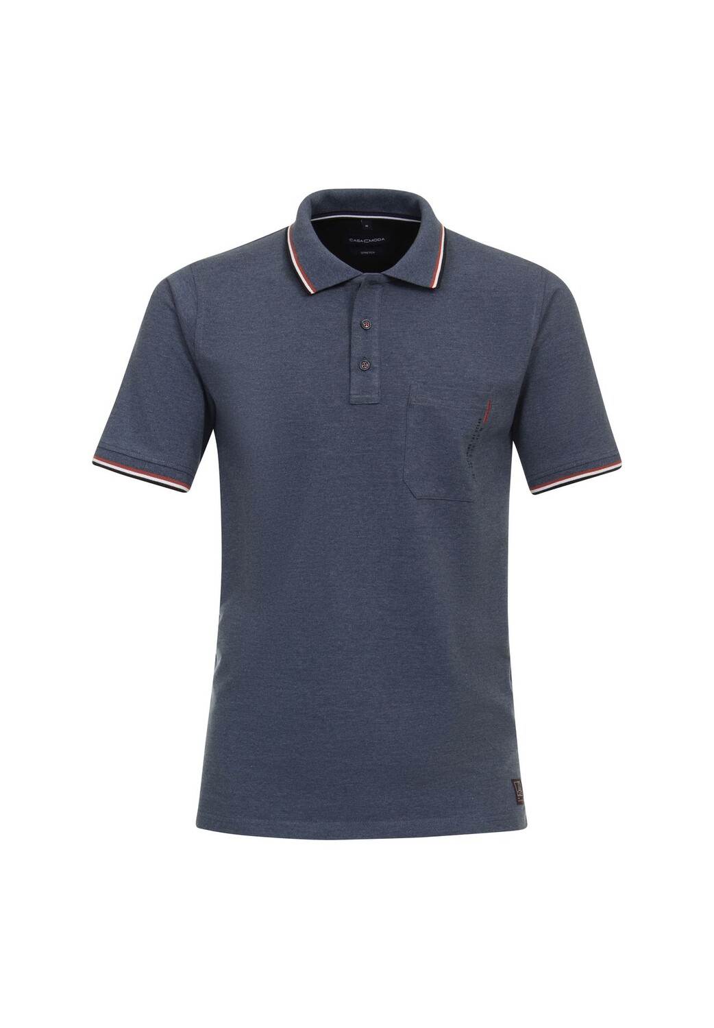 Мужская однотонная рубашка-поло CASAMODA, цвет Mittelblau
Мужская однотонная рубашка-поло CASAMODA, цвет Mittelblau