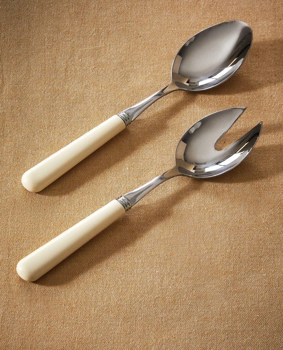 Набор столовых приборов для салата из нержавеющей стали (2 шт.) Zara Home, цвет Cream
Набор столовых приборов для салата из нержавеющей стали (2 шт.) Zara Home, цвет Cream