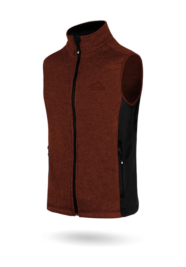 Вязаный флисовый жилет шаматтава Normani, красный 
Вязаный флисовый жилет шаматтава Normani, красный