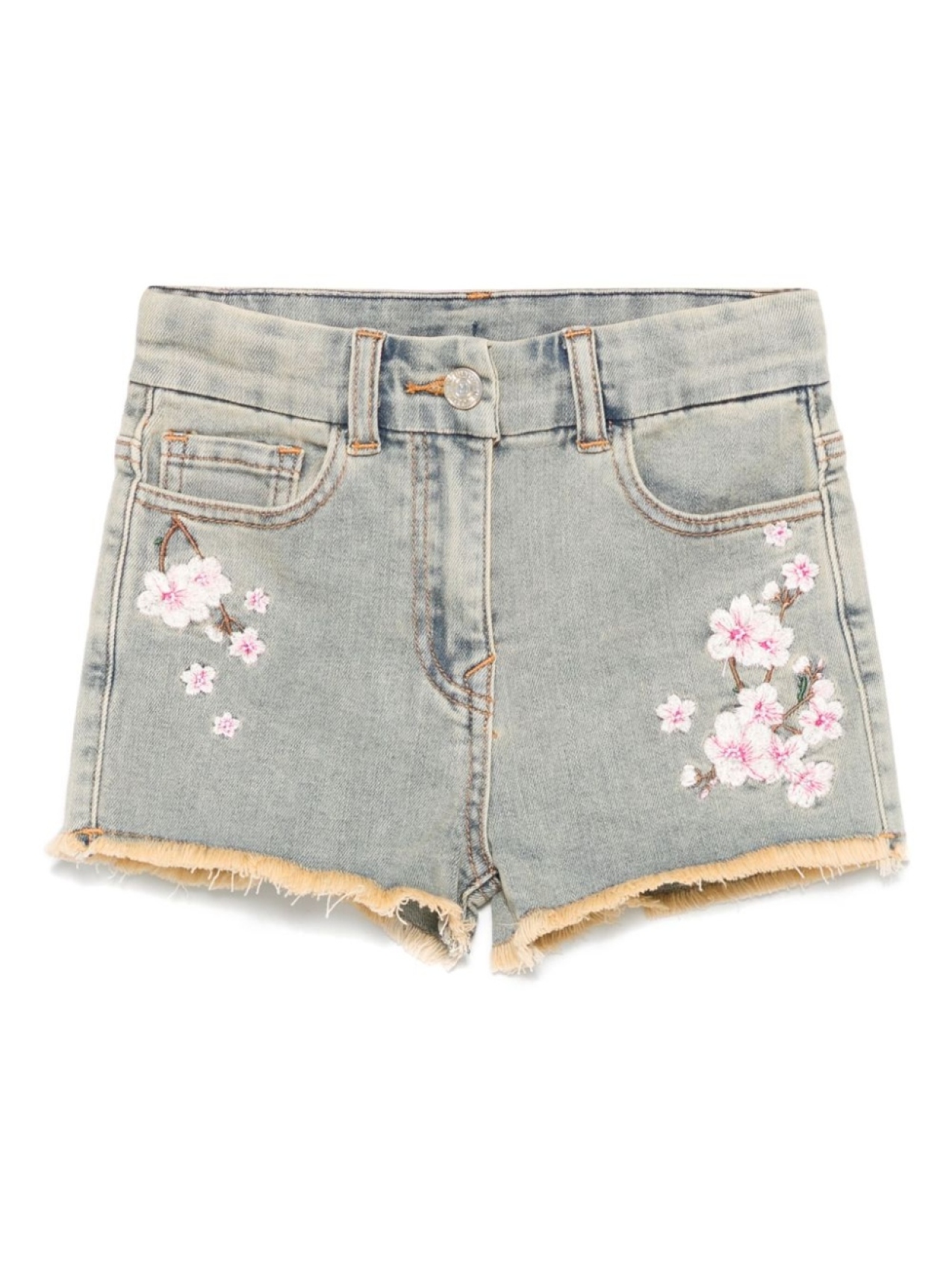 Monnalisa шорты с цветочной вышивкой, синий
Monnalisa шорты с цветочной вышивкой, синий