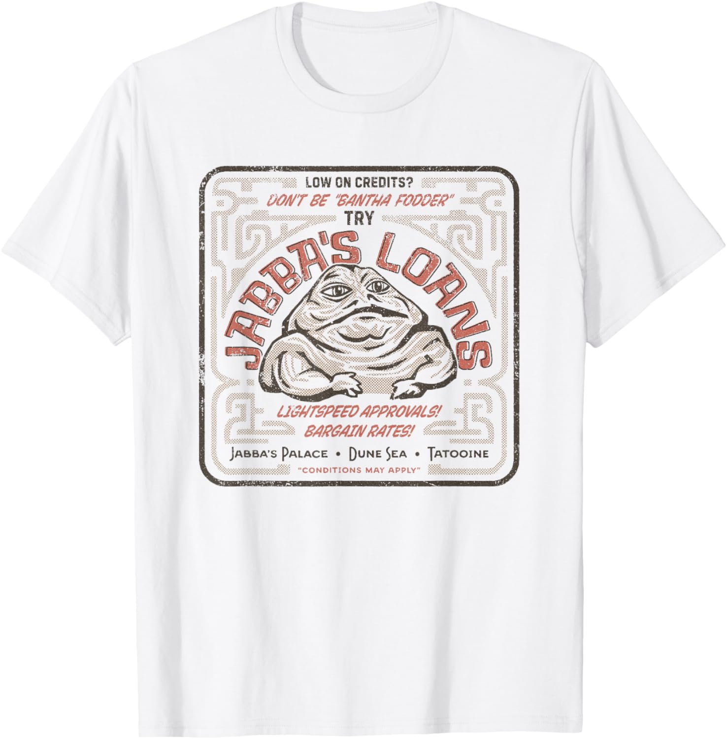 Футболка с изображением клонов Джаббы Хатта из «Звездных войн» Star Wars, белый
Футболка с изображением клонов Джаббы Хатта из «Звездных войн» Star Wars, белый