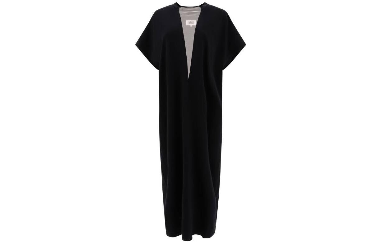 Платье с короткими рукавами женское черное Mm6 Maison Margiela
Платье с короткими рукавами женское черное Mm6 Maison Margiela