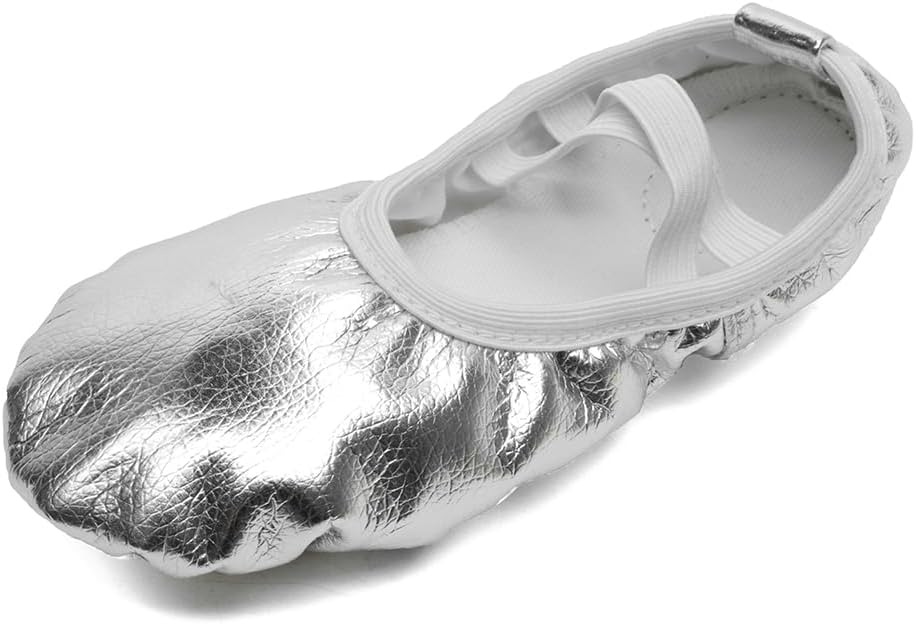 Балетные туфли MSMAX для девочек и мальчиков с отделением для стопы, танцевальные тапочки для малышей/детей младшего и старшего возраста, серебро
Балетные туфли MSMAX для девочек и мальчиков с отделением для стопы, танцевальные тапочки для малышей/детей младшего и старшего возраста, серебро