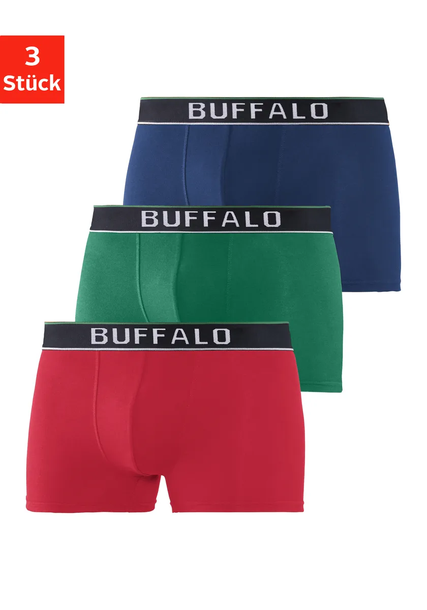 Buffalo Boxer "Боксеры мужские" (3 шт.) из смеси хлопка, красный
Buffalo Boxer "Боксеры мужские" (3 шт.) из смеси хлопка, красный