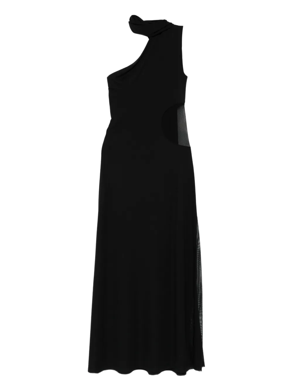 Платье на одно плечо с сетчатой вставкой Imperial, черный
Платье на одно плечо с сетчатой вставкой Imperial, черный