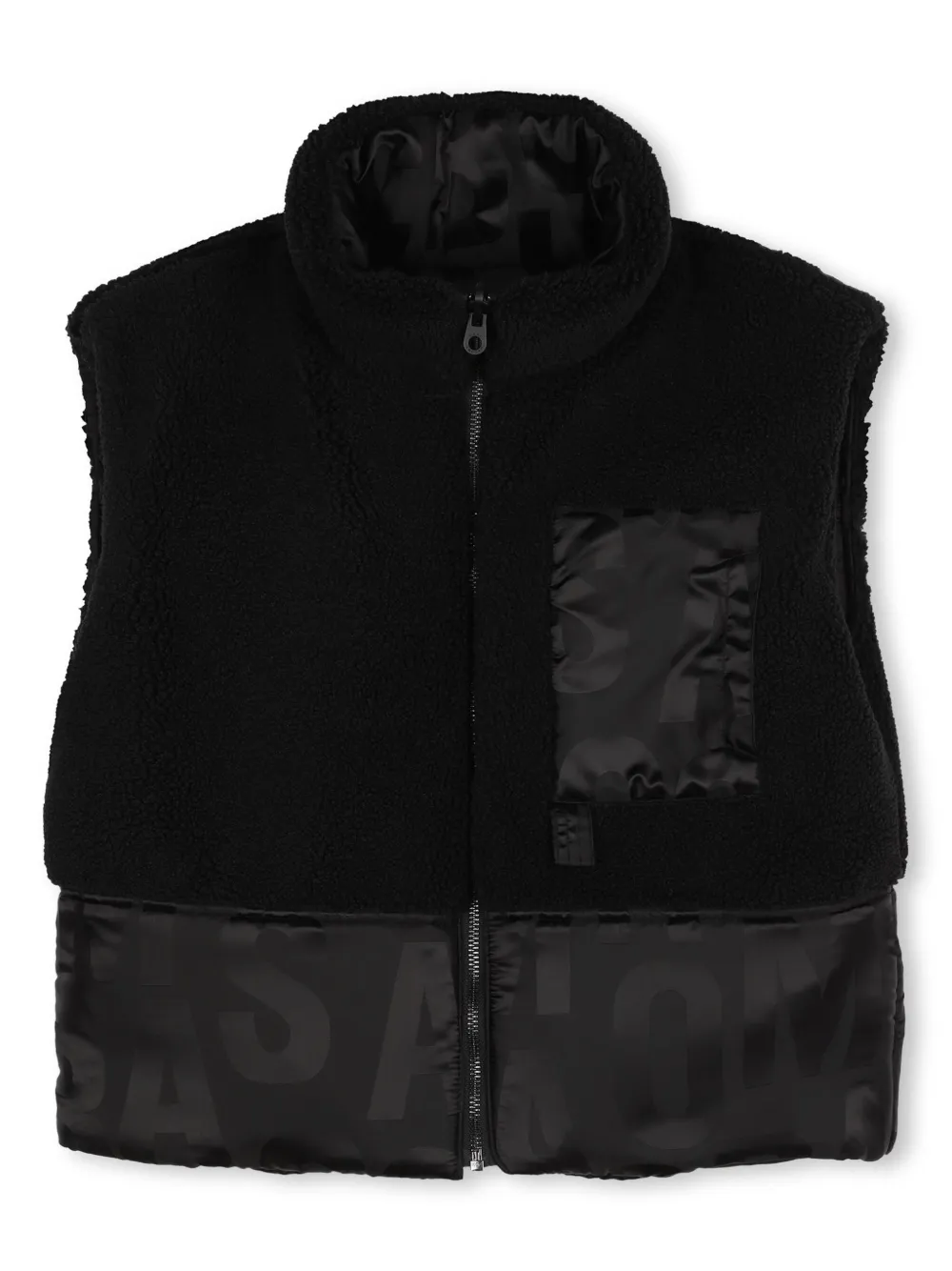 Двусторонний дутый жилет с принтом Marc Jacobs Kids, черный
Двусторонний дутый жилет с принтом Marc Jacobs Kids, черный