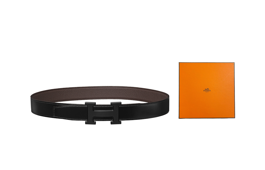 HERMES Мужской кожаный ремень из телячьей кожи Того шоколадный черный, Chocolate/Black-Box
HERMES Мужской кожаный ремень из телячьей кожи Того шоколадный черный, Chocolate/Black-Box