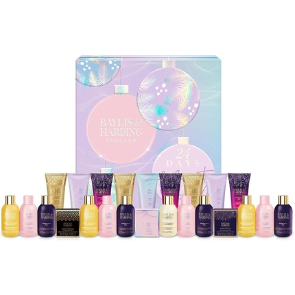 Женский роскошный подарочный набор «24 дня красоты» с адвент-календарем - подходит для веганов Baylis & Harding
Женский роскошный подарочный набор «24 дня красоты» с адвент-календарем - подходит для веганов Baylis & Harding
