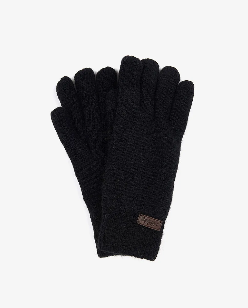 Вязаные перчатки с флисовой подкладкой Barbour, черный
Вязаные перчатки с флисовой подкладкой Barbour, черный