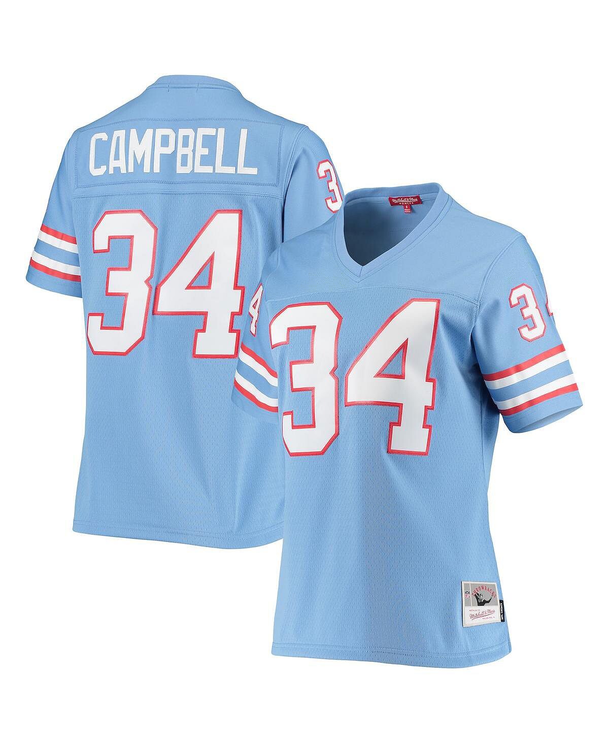 Женская голубая майка Earl Campbell Houston Oilers 1980 Legacy Replica Mitchell & Ness
Женская голубая майка Earl Campbell Houston Oilers 1980 Legacy Replica Mitchell & Ness