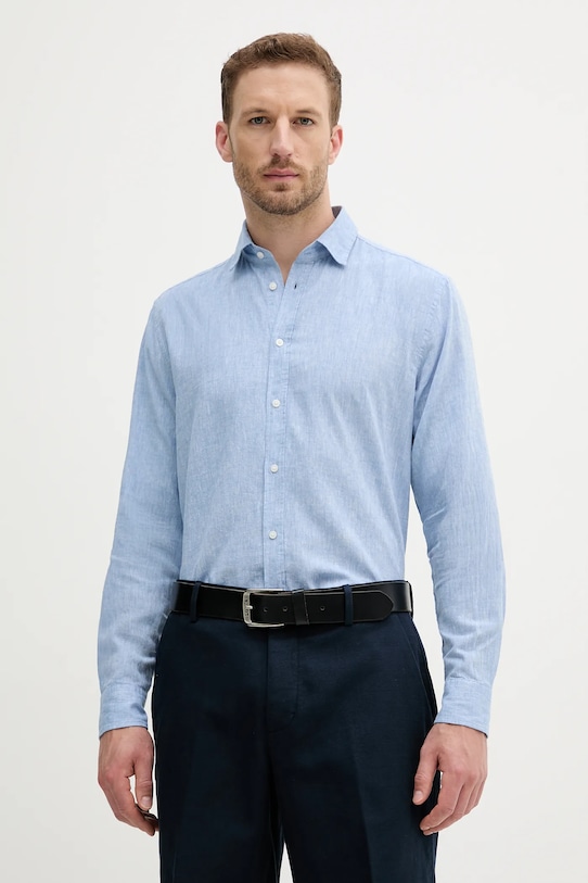 Льняная рубашка Sisley, синий
Льняная рубашка Sisley, синий