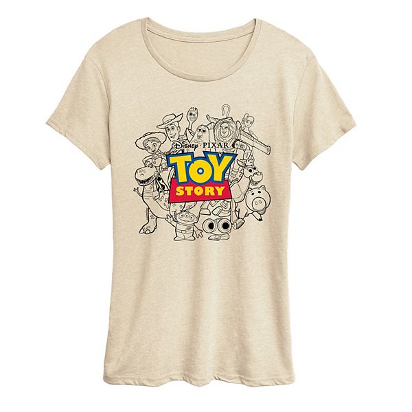 Женская футболка с коллажем из мультфильма «История игрушек» Disney / Pixar, Beige
Женская футболка с коллажем из мультфильма «История игрушек» Disney / Pixar, Beige