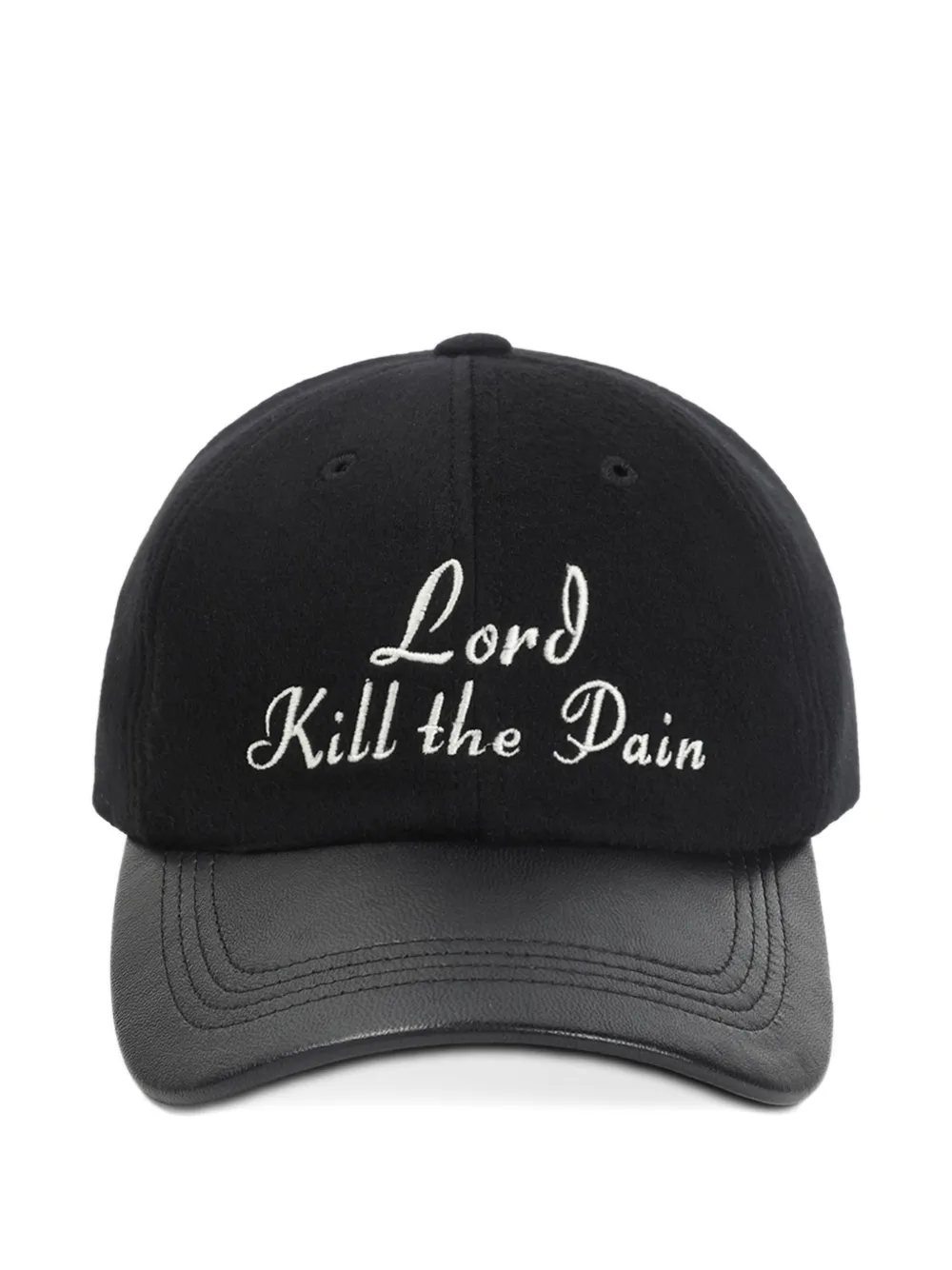 Бейсболка с кожаным козырьком Enfants Riches Deprimes, черный
Бейсболка с кожаным козырьком Enfants Riches Deprimes, черный