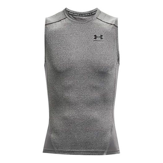 Футболка без рукавов Under Armour HeatGear, цвет «Carbon Heather Black»
Футболка без рукавов Under Armour HeatGear, цвет «Carbon Heather Black»