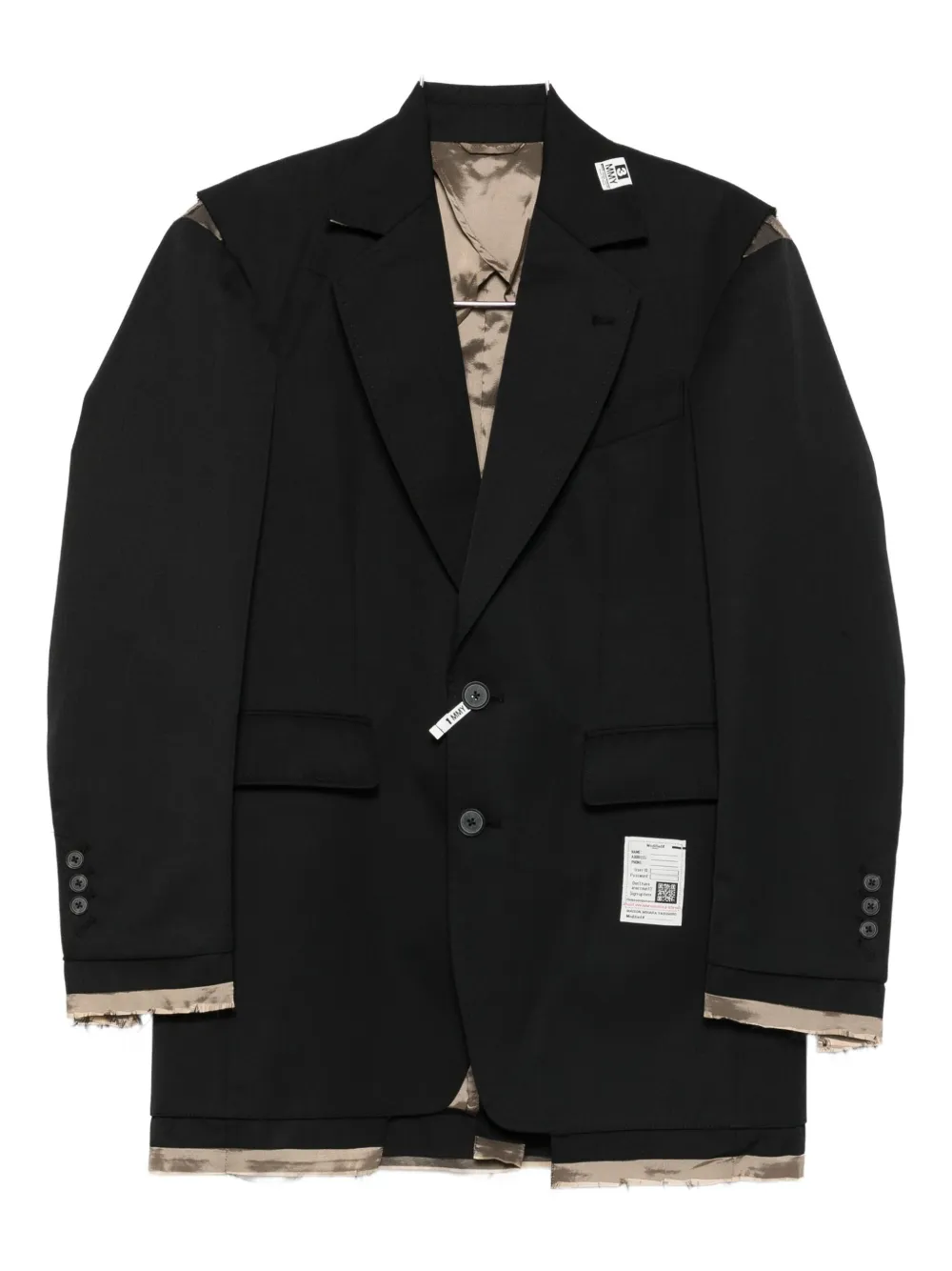 Куртка с потертостями Maison Mihara Yasuhiro, черный
Куртка с потертостями Maison Mihara Yasuhiro, черный