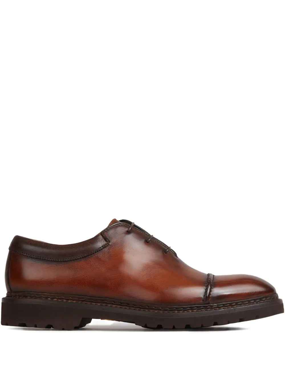 Кожаные туфли со шнуровкой и открытым носком Bontoni, коричневый
Кожаные туфли со шнуровкой и открытым носком Bontoni, коричневый