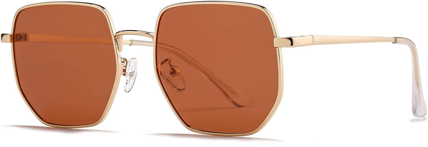 Солнцезащитные очки HJSTES с большими шестиугольными поляризованными линзами для женщин и мужчин, модные квадратные, с зеркальными линзами и защитой от УФ-излучения, Gold Frame/Brown Lens
Солнцезащитные очки HJSTES с большими шестиугольными поляризованными линзами для женщин и мужчин, модные квадратные, с зеркальными линзами и защитой от УФ-излучения, Gold Frame/Brown Lens