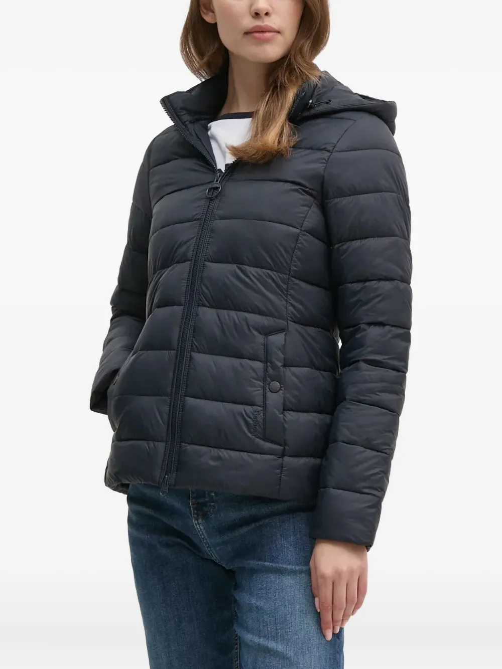 Стеганая куртка с капюшоном Barbour, синий
Стеганая куртка с капюшоном Barbour, синий