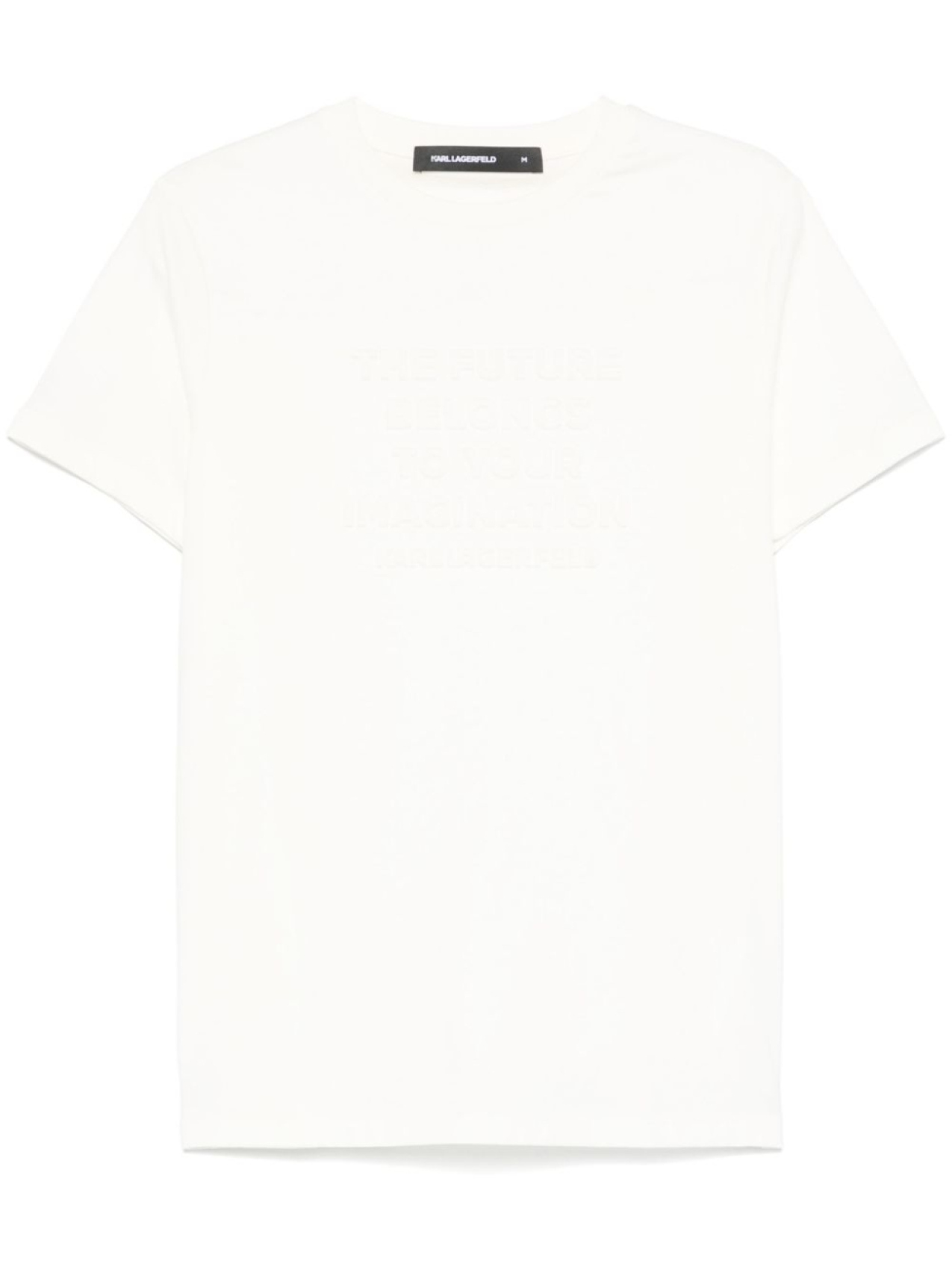 Karl Lagerfeld футболка с тисненой надписью, нейтральный цвет
Karl Lagerfeld футболка с тисненой надписью, нейтральный цвет