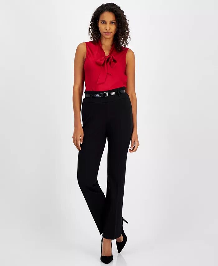 Женские компрессионные брюки Bootcut с высокой посадкой и поясом, стандартные и миниатюрные Kasper, черный
Женские компрессионные брюки Bootcut с высокой посадкой и поясом, стандартные и миниатюрные Kasper, черный