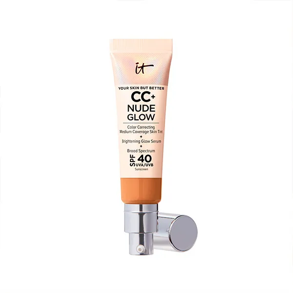 Составляют основу Cc+ Nude Glow Spf 40 It Cosmetics, цвет tan
Составляют основу Cc+ Nude Glow Spf 40 It Cosmetics, цвет tan
