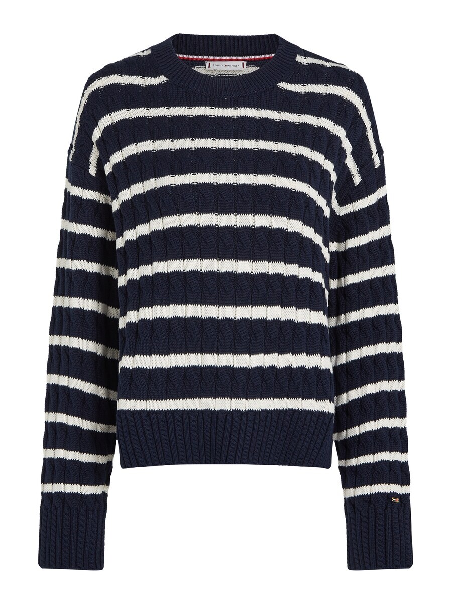 Тонкий вязаный свитер TOMMY HILFIGER Sweater, цвет blue/white
Тонкий вязаный свитер TOMMY HILFIGER Sweater, цвет blue/white