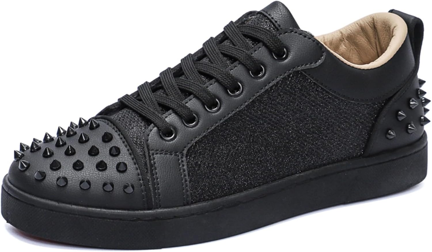 Мужские и панк-кэжуал кроссовки: металлические заклепки, черно-белая кожа с шипами блестящая ткань, шнуровка, удобная обувь Kpdwfms
Мужские и панк-кэжуал кроссовки: металлические заклепки, черно-белая кожа с шипами блестящая ткань, шнуровка, удобная обувь Kpdwfms