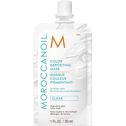 Прозрачная маска для нанесения цвета с блеском и блеском, 30 мл, Moroccanoil
Прозрачная маска для нанесения цвета с блеском и блеском, 30 мл, Moroccanoil