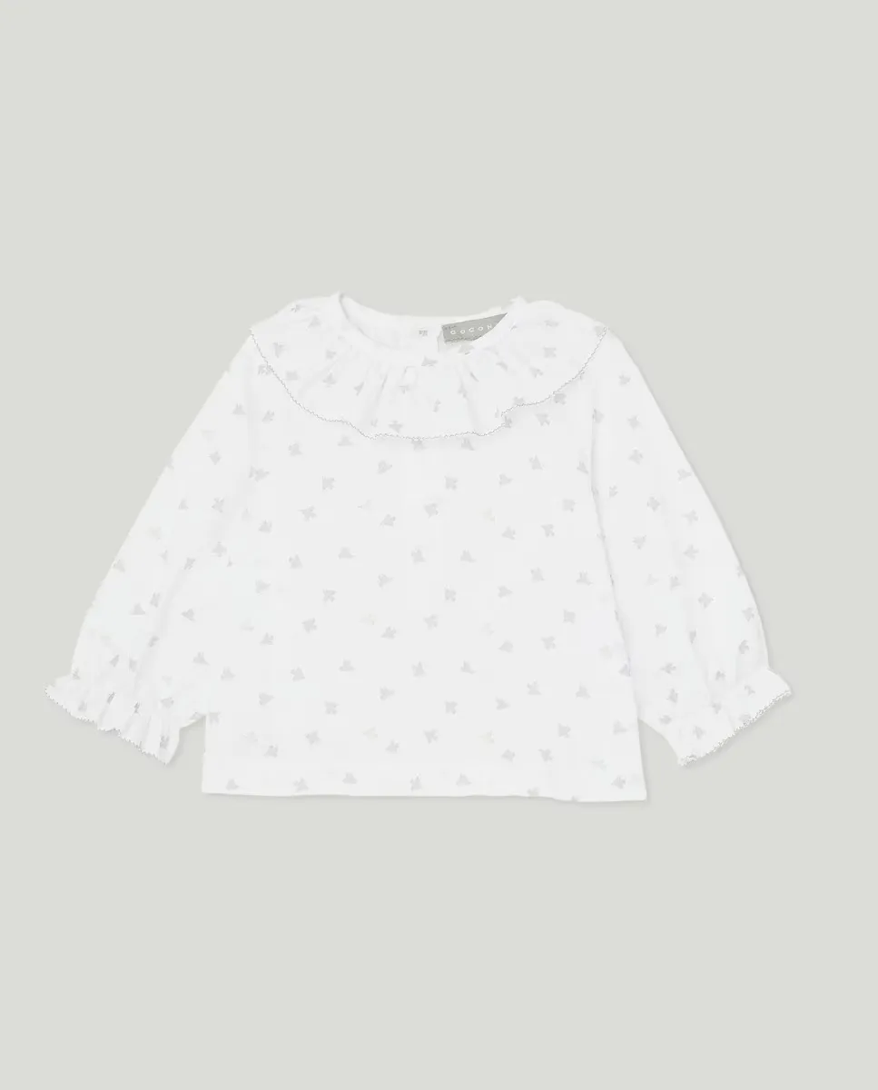 Детская рубашка с длинным рукавом Coconut El Corte Inglés, белый 
Детская рубашка с длинным рукавом Coconut El Corte Inglés, белый