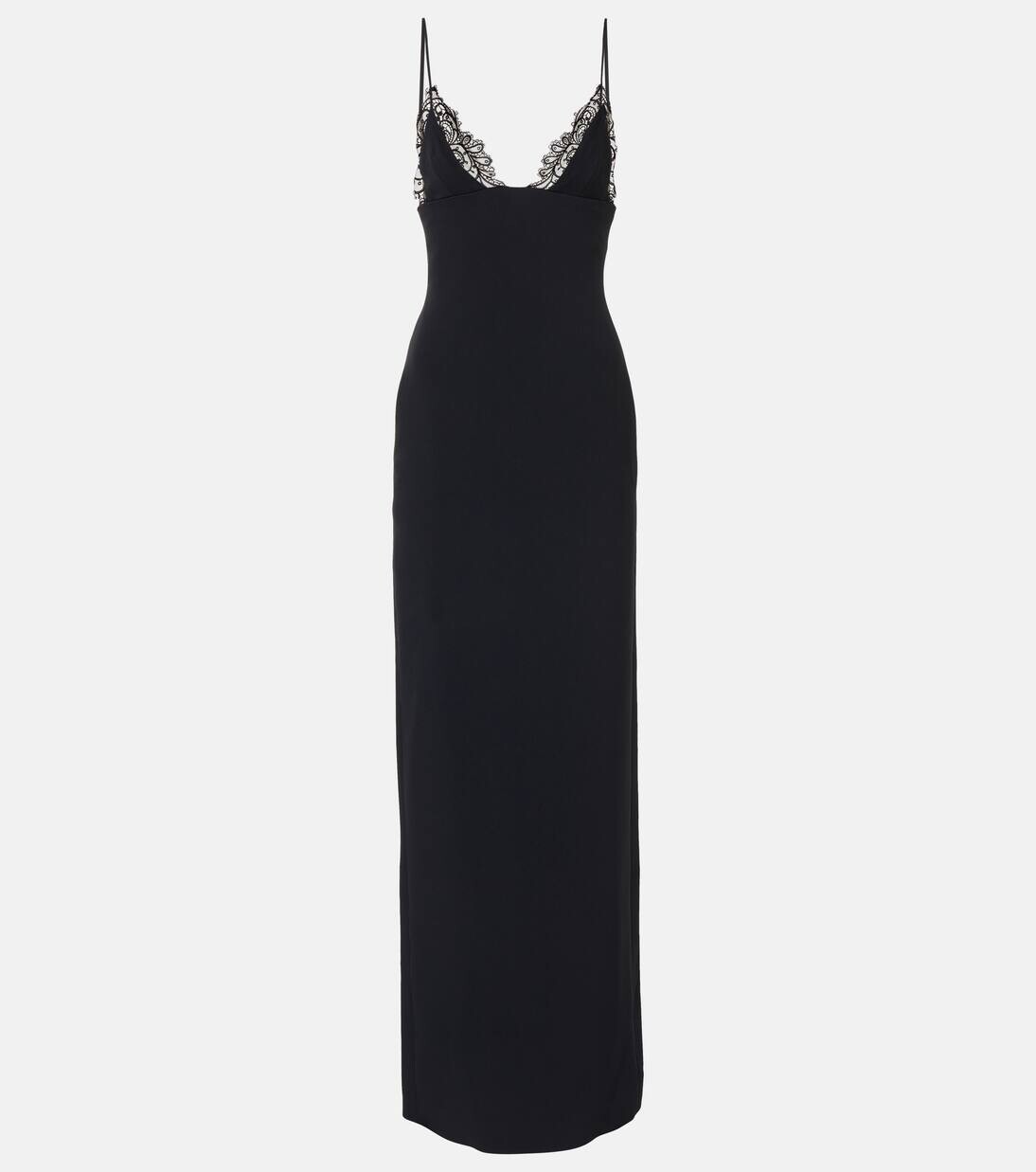 Платье с кружевной отделкой David Koma, черный
Платье с кружевной отделкой David Koma, черный