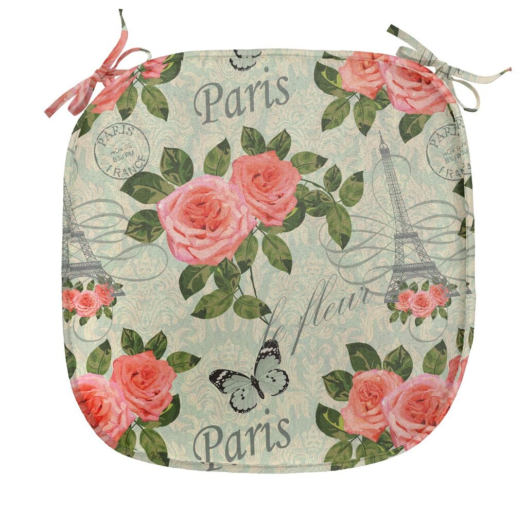 Подушка на обеденный стул ABAKUHAUS Shabby Flora, цветы в стиле Парижа, декоративная водонепроницаемая подушка с ремнями для кухонных сидений, 40 см x 40 см, лососево-зеленый, серебро
Подушка на обеденный стул ABAKUHAUS Shabby Flora, цветы в стиле Парижа, декоративная водонепроницаемая подушка с ремнями для кухонных сидений, 40 см x 40 см, лососево-зеленый, серебро