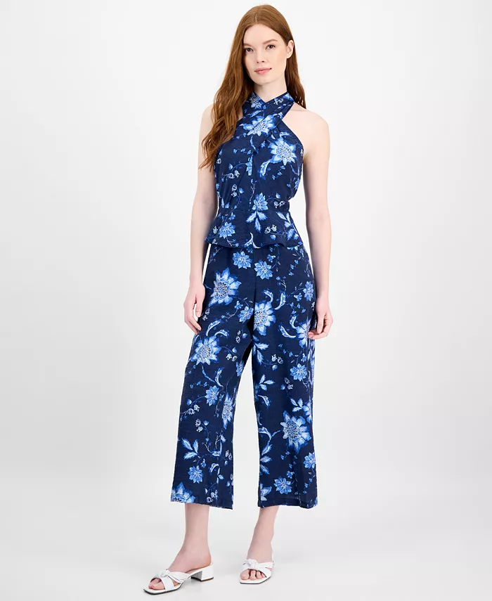 Женский комбинезон-пеплум с цветочным принтом на бретелях Tommy Hilfiger, синий
Женский комбинезон-пеплум с цветочным принтом на бретелях Tommy Hilfiger, синий