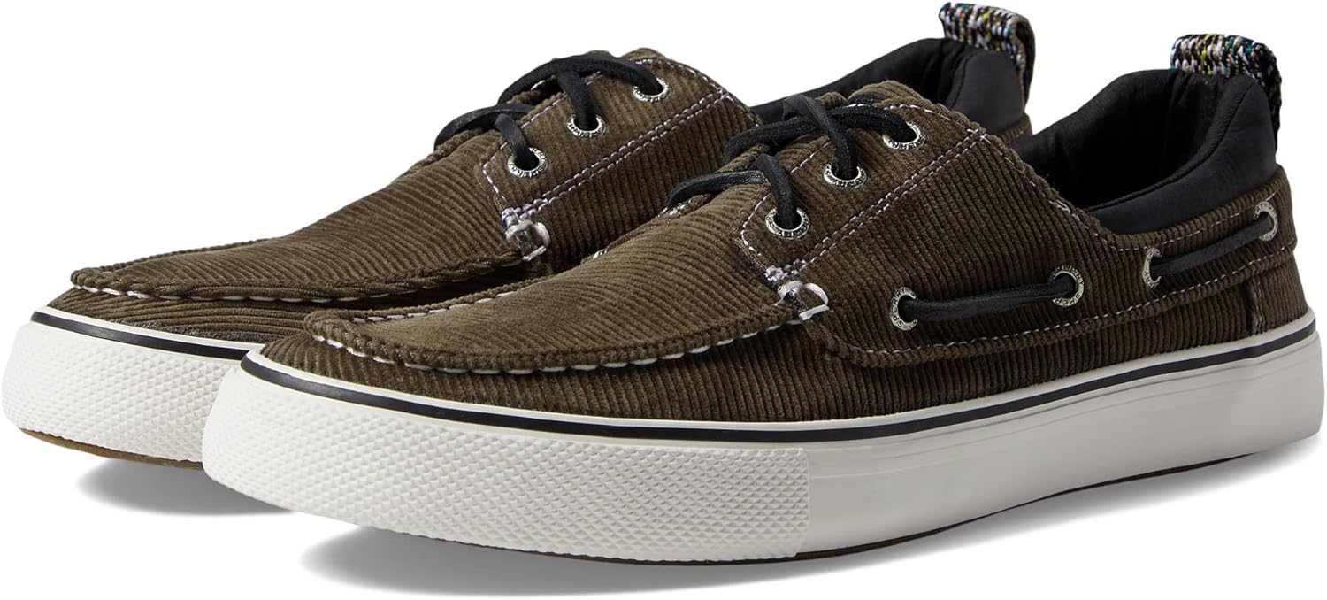 Мужские лодочные туфли Sperry Bahama с тремя отверстиями, оливковый
Мужские лодочные туфли Sperry Bahama с тремя отверстиями, оливковый