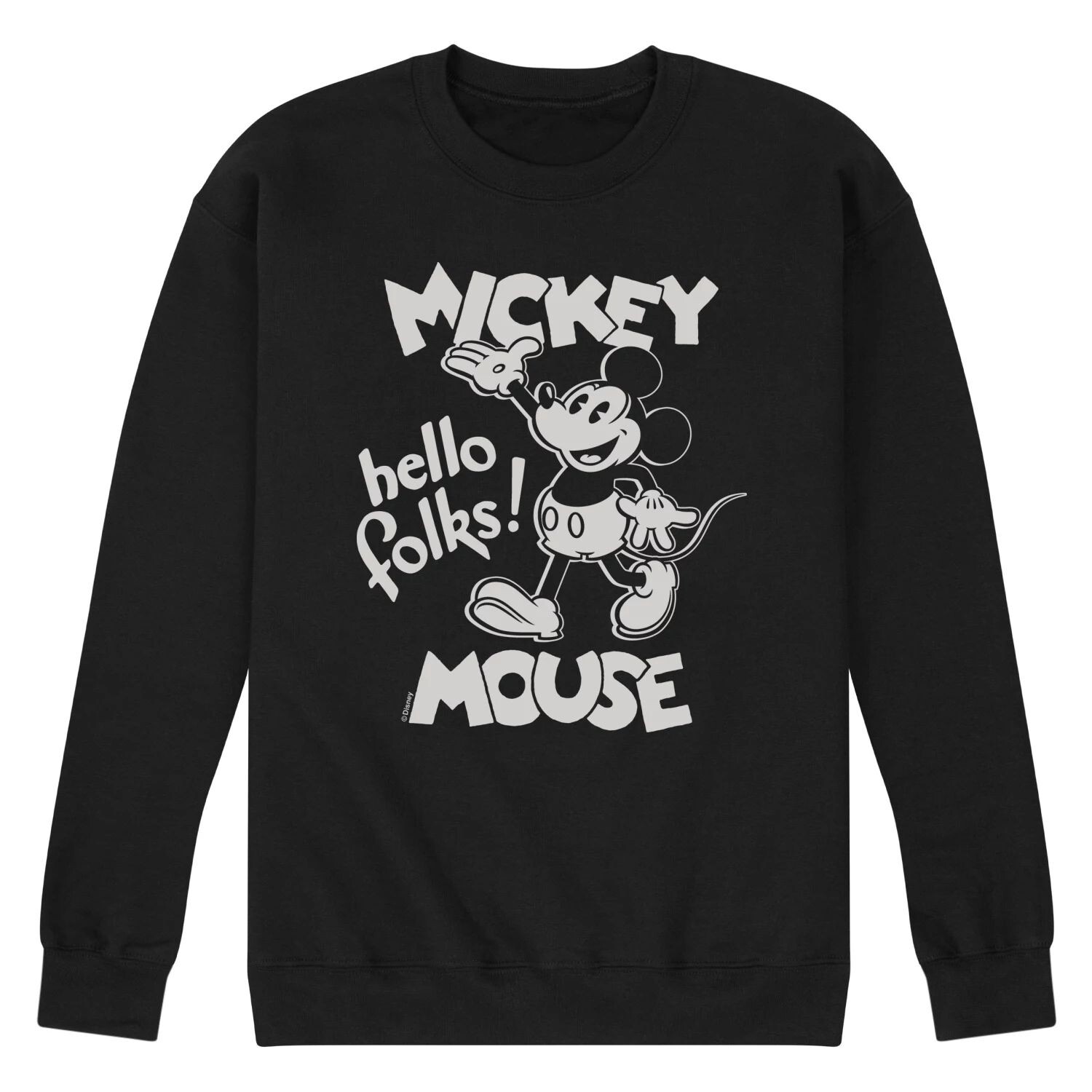 Мужской флисовый свитшот Disney's Mickey Mouse Hello Folks Licensed Character
Мужской флисовый свитшот Disney's Mickey Mouse Hello Folks Licensed Character