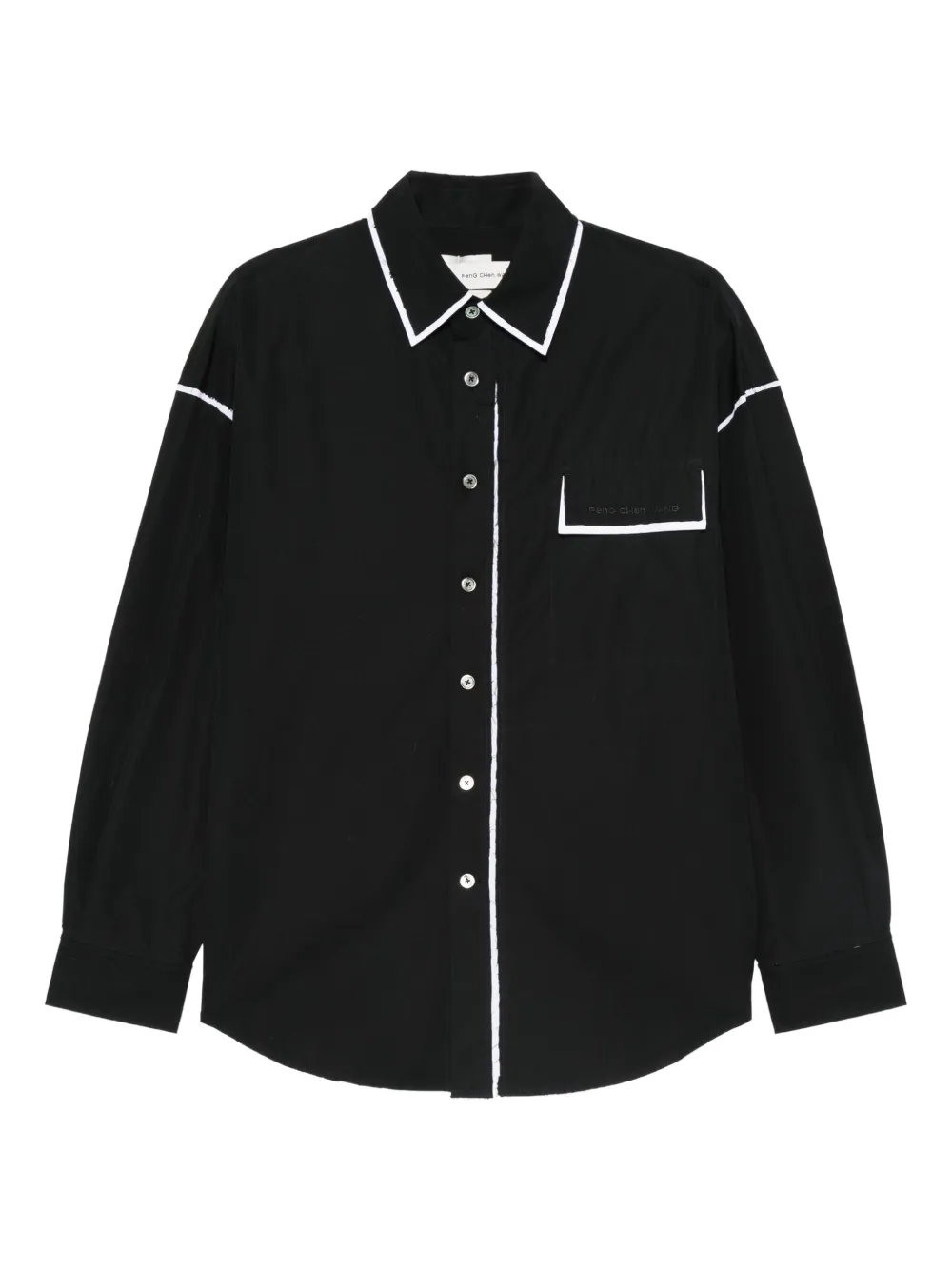 Рубашка с контрастной отделкой Feng Chen Wang, черный
Рубашка с контрастной отделкой Feng Chen Wang, черный