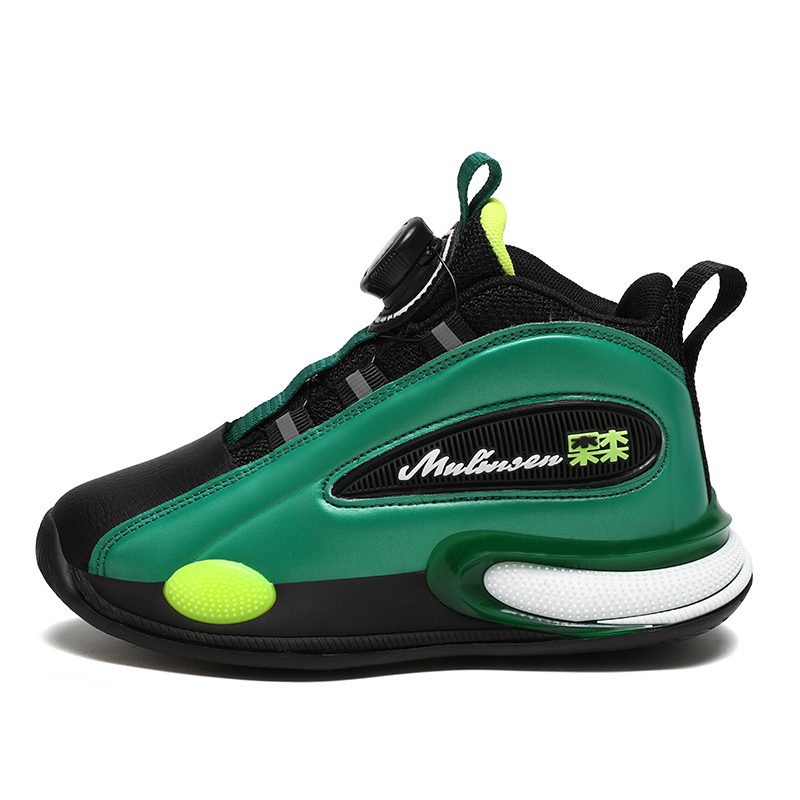 Детские баскетбольные кроссовки для детей Mulinsen, зеленый
Детские баскетбольные кроссовки для детей Mulinsen, зеленый