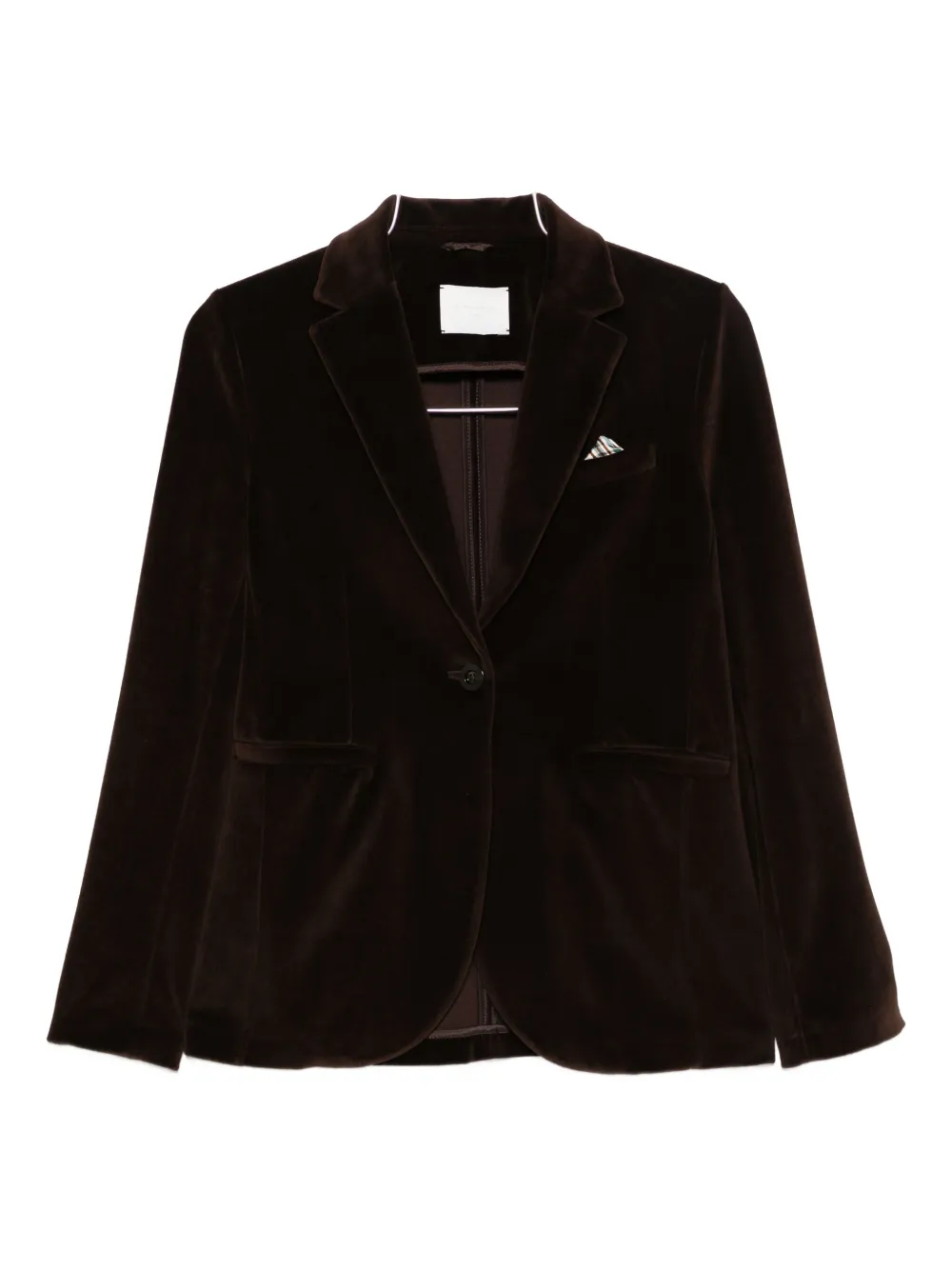Бархатный блейзер Circolo 1901, коричневый
Бархатный блейзер Circolo 1901, коричневый