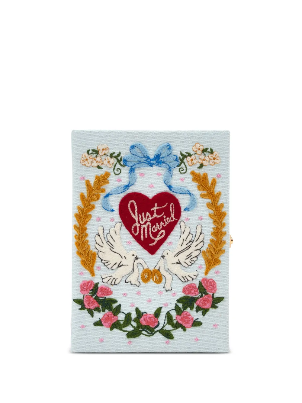 Сумка-клатч с вышитыми голубями Olympia Le-Tan, синий
Сумка-клатч с вышитыми голубями Olympia Le-Tan, синий