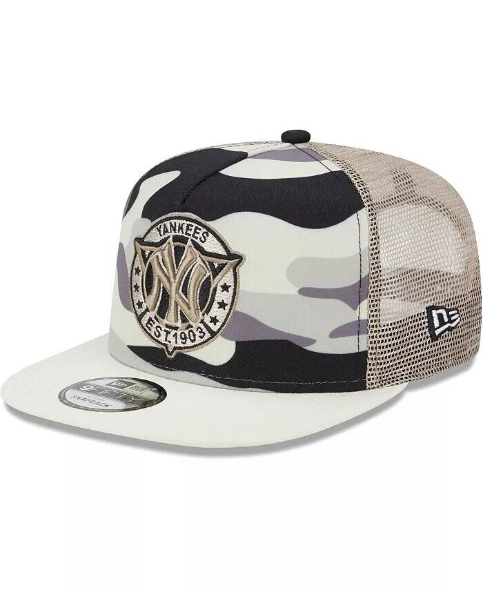 Мужская белая кепка New York Yankees Chrome Camo A-Frame 9FIFTY Trucker Snapback New Era
Мужская белая кепка New York Yankees Chrome Camo A-Frame 9FIFTY Trucker Snapback New Era