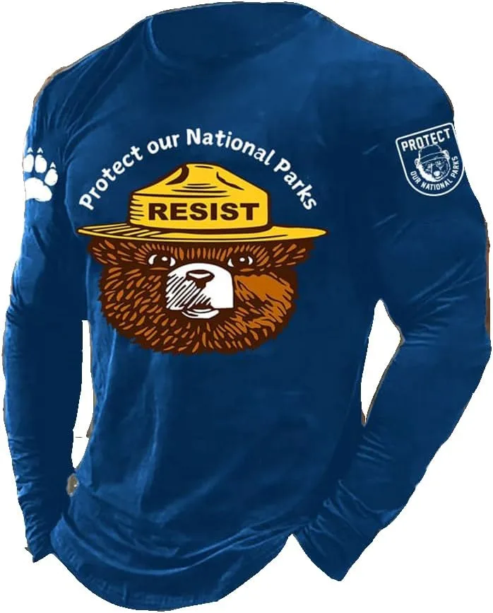 Футболка Protect Our National Parks Resist Bear
Футболка Protect Our National Parks Resist Bear